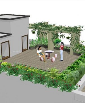 温馨屋顶花园设计效果图片