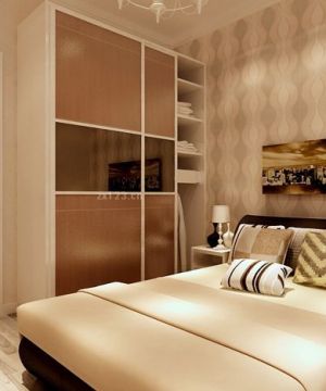 最新现代风格颜色搭配小卧室单人床图