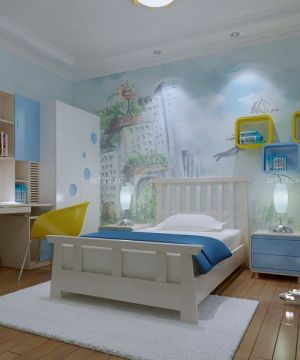 创意儿童房间现代风格颜色搭配效果图