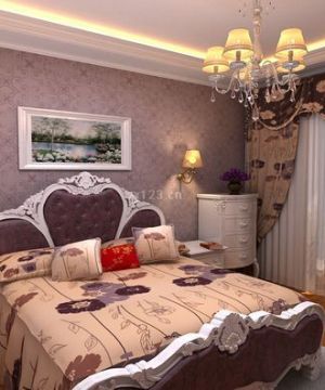 最新12平米卧室欧式床设计图片