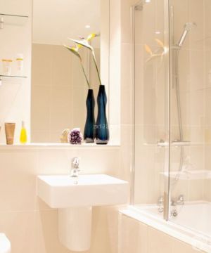 现代一居室小户型卫生间浴室设计图片