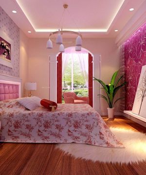 70平小户型婚房卧室装饰效果图