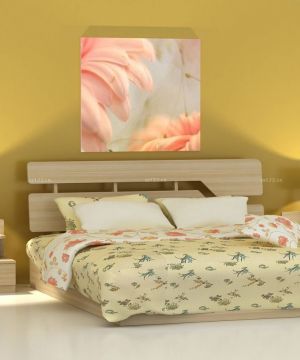 房子卧室床头装饰画装修设计图片大全110平